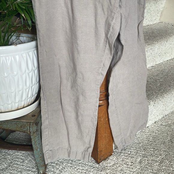 J Jill Casual Tan Linen Pants - Picture 3 of 9